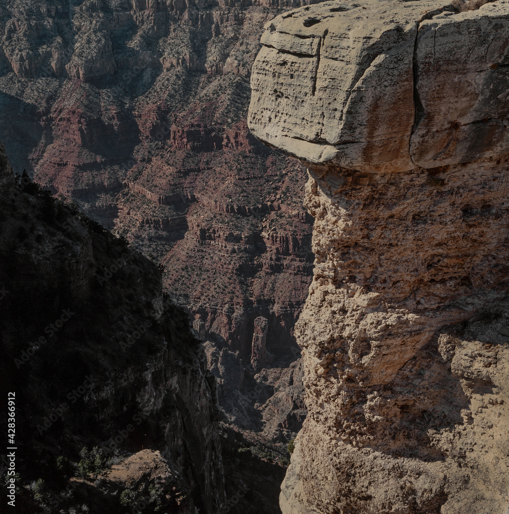 Grand Canyon Arizona USA. Colorado Plateau. Erosion. 