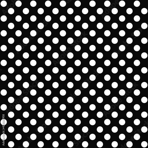 Big size polka dots pattern.