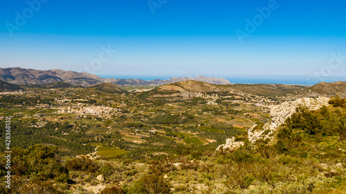 Spanish mountains landscape