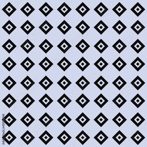 Wallpaper Mural Black rhombuses pattern. Vector. Torontodigital.ca