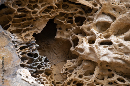 weather-eroded stone textures