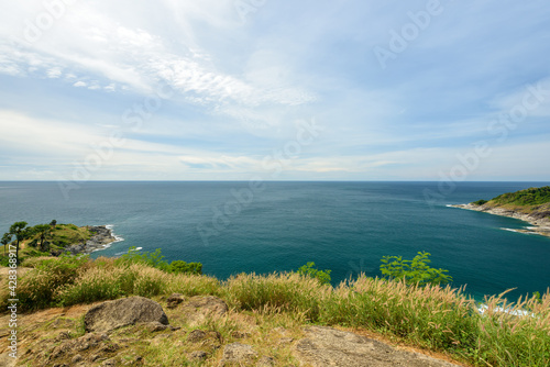 Beautiful landscape and tropical sea at phuket, Thailand.