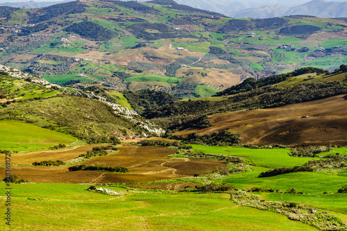 Mountain landscape Torcal de Antequera, Spain
