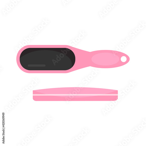 Nail instruments icon. Manicure set