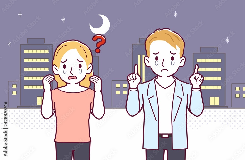 ブロンドヘアのカップル ブロンドヘアのカップル