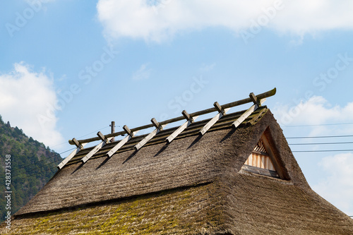 Wallpaper Mural Thatched roof of an old house in Kitamura, Miyama Kayabuki no Sato, Nantan City, Kyoto Prefecture, Japan Torontodigital.ca