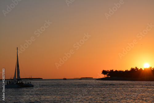 Sunset at Key West Mallory Square © Romain
