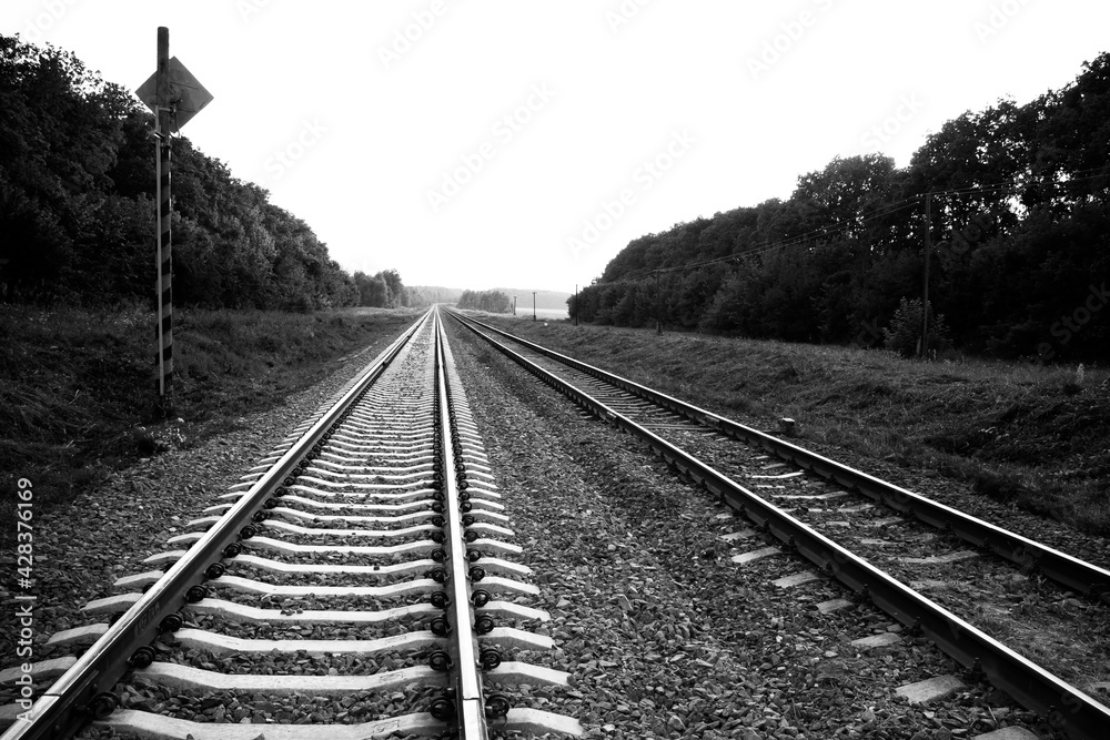 Rails on the railway