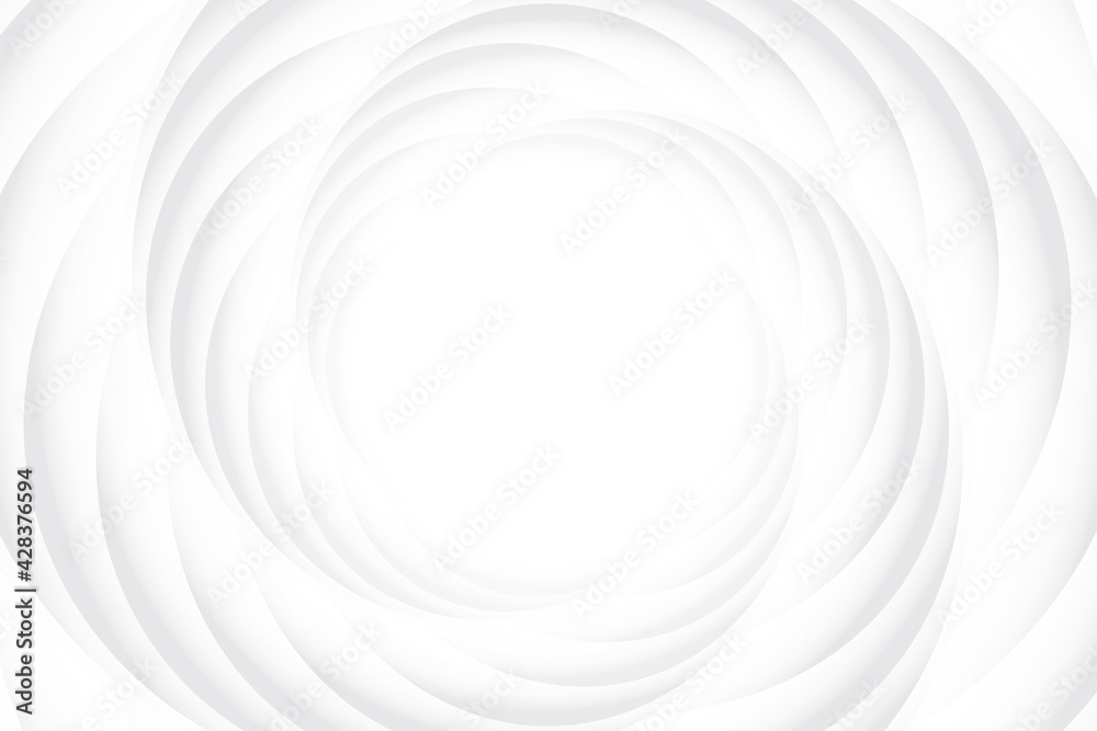 Obraz premium Abstract geometric white and gray color background. Vector illustration. 