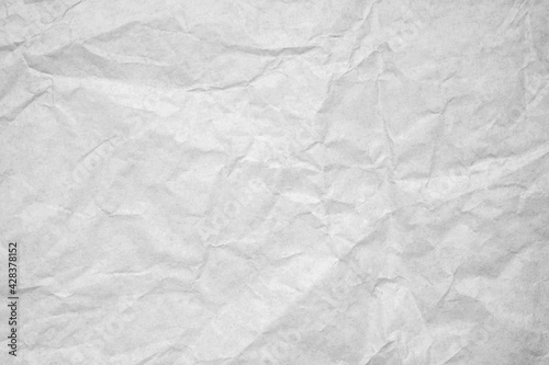 Wrinkled white paper, Creased Texture for background