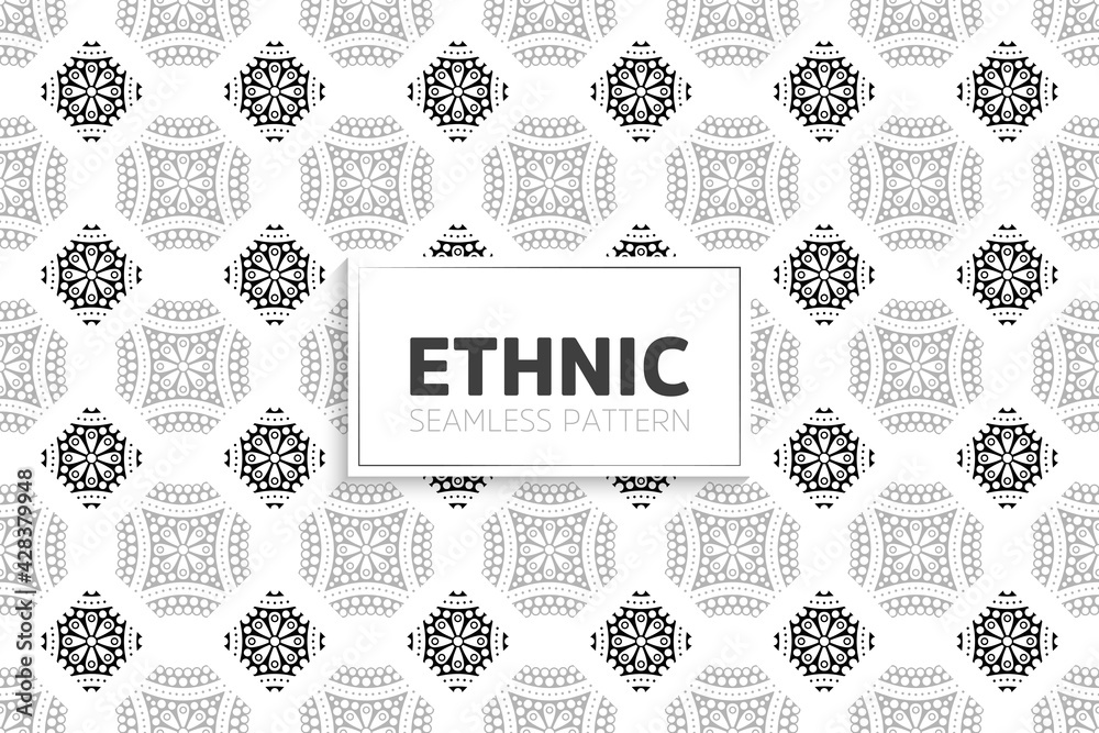 Seamless tribal texture geometric design Seamless tribal texture geometric design