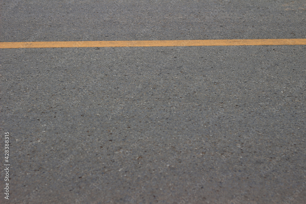 Fototapeta premium Asphalt road with traffic line