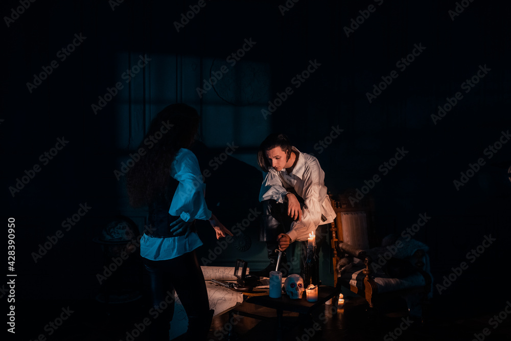 © algrigo - Pirates in an estate on an island in the Caribbean © algrigo - Pirates in an estate on an island in the Caribbean