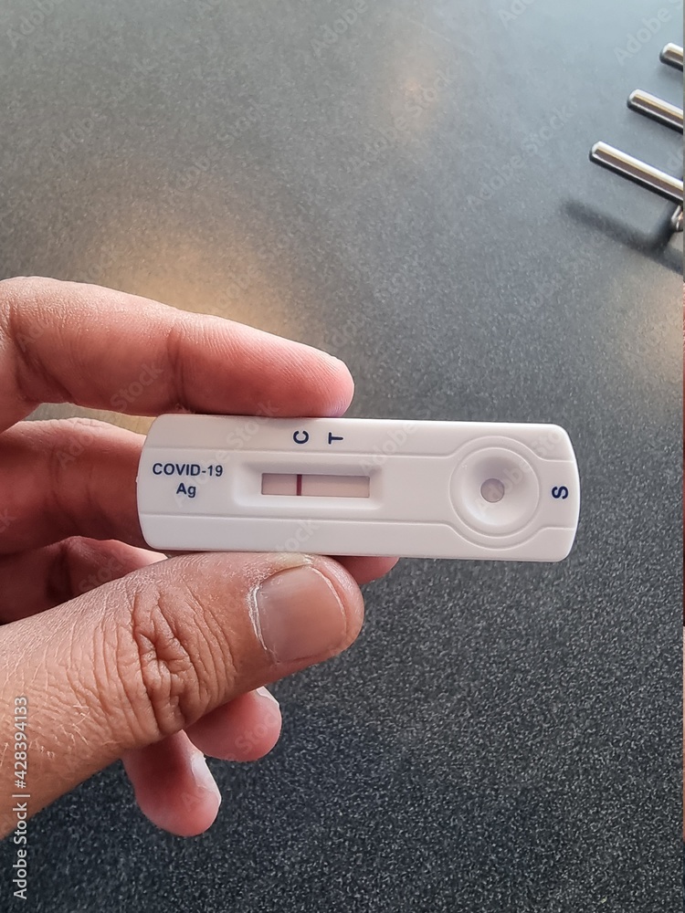 Negative test result by using rapid test device for COVID19, novel Negative test result by using rapid test device for COVID19, novel