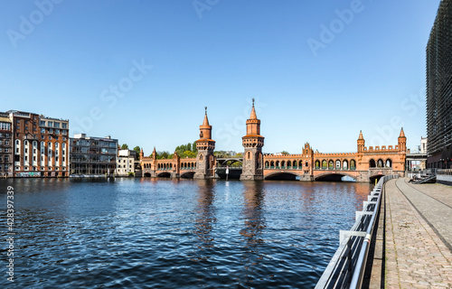 Sightseeing Oberbaum Bridge in Berlin Germany