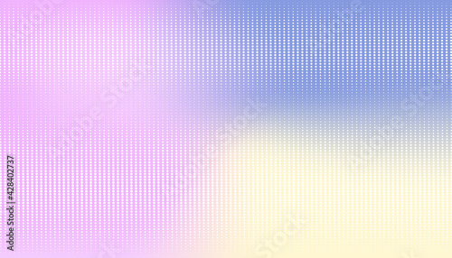 Abstract soft geometric dotted background. Vector colorful backdrop with halftone texture.