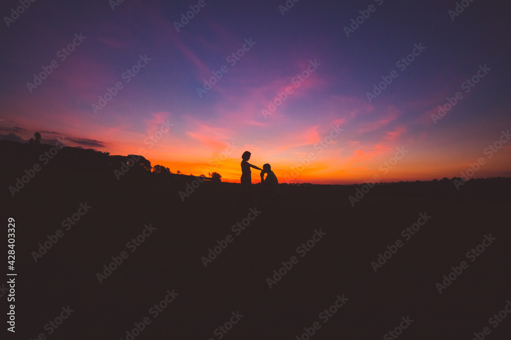 surprise marriage proposal at sunset surprise marriage proposal at sunset