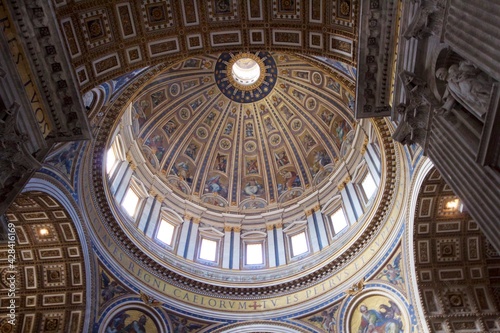 dome ceiling in Vatican