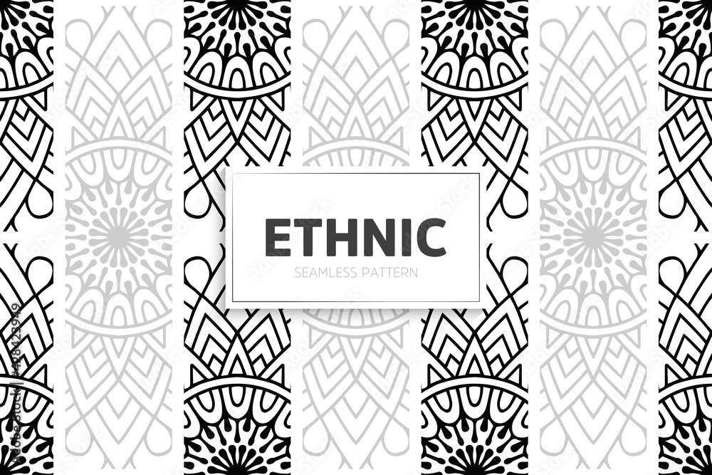 Seamless tribal texture geometric design Seamless tribal texture geometric design