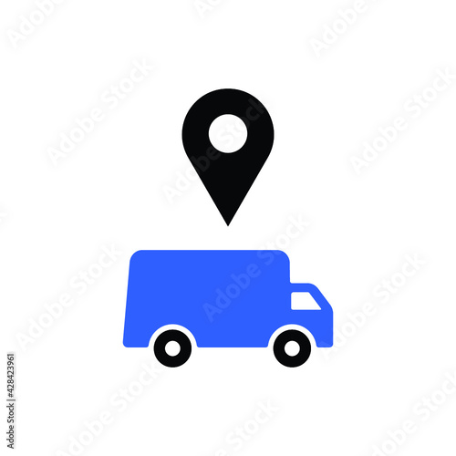 vehicle location tracking icon design