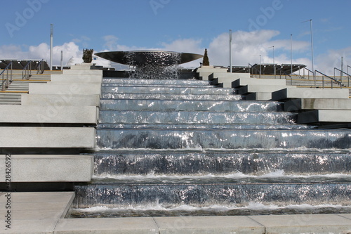 fountain in the city
