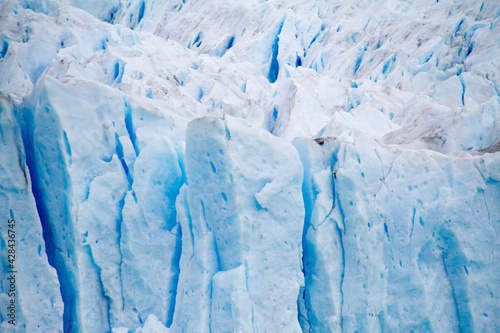 An ice wall at Perito Moreno glaciar