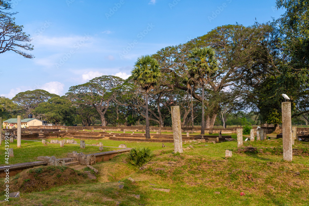Sri Lanka Anuradhapura alte Tempel Anlagen