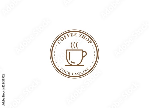 coffee shop logo that is simple and easy to remember