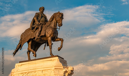 Cuadro en lienzo Francis II Rákóczi Statue