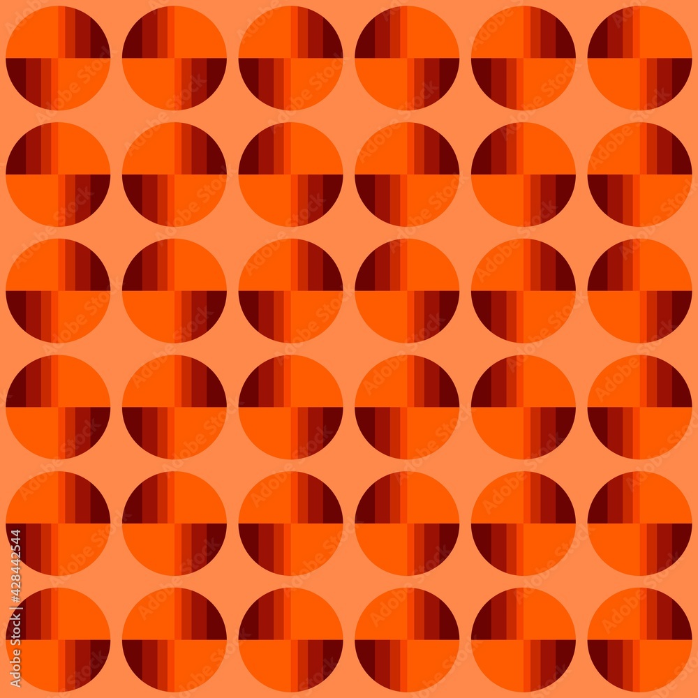Simple abstract seamless pattern - decorative accent for any surfaces.