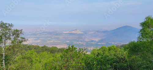 Dinh mountain in April in Vietnam