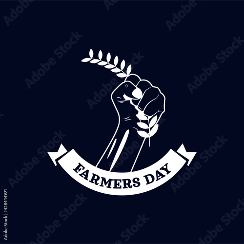 Illustration of world farmers day