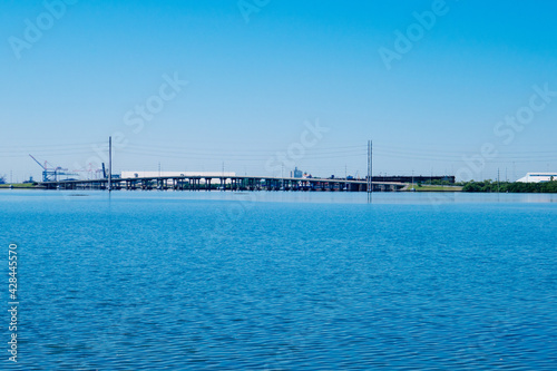 The water flow of Tampa Bay beach  