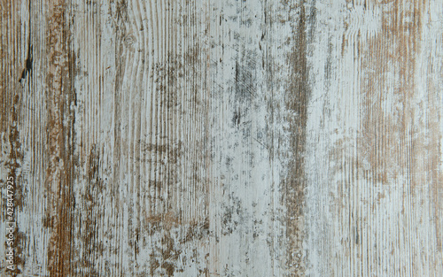 Old Grey Wooden Board Texture for Wallpaper. With copy space for text.
