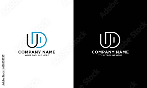 ud logo letter modern design photo