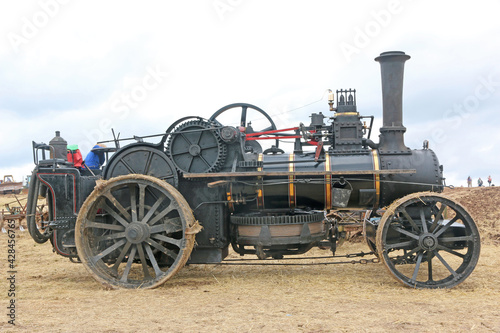 Vintage Steam traction engine 