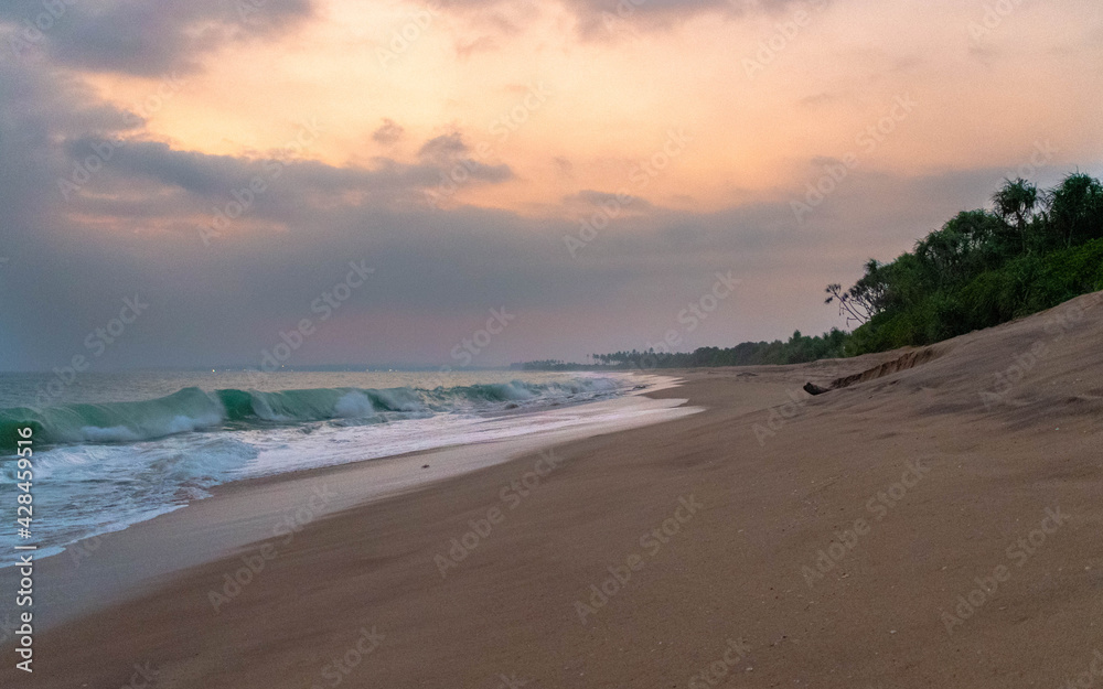 Tangalle am Strand von Sri Lanka 