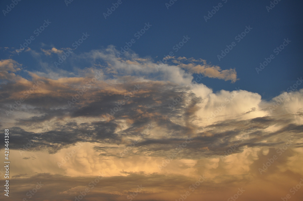Clouds at sunset in Grand Canyon, Nevada Clouds at sunset in Grand Canyon, Nevada