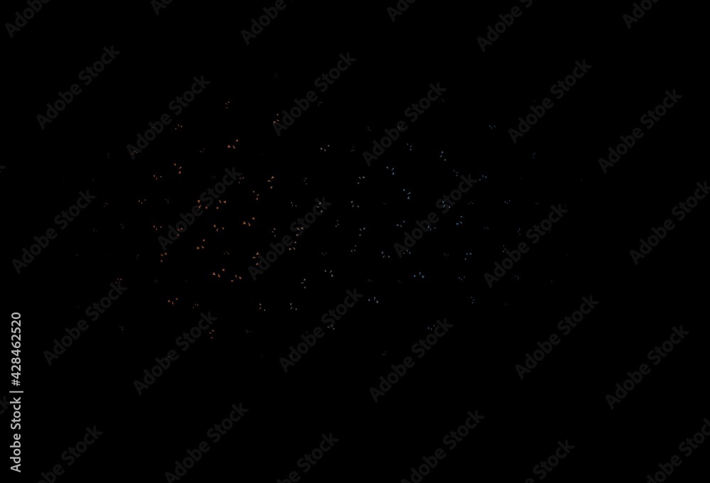 Dark Blue, Yellow vector template with crystals, triangles. Dark Blue, Yellow vector template with crystals, triangles.