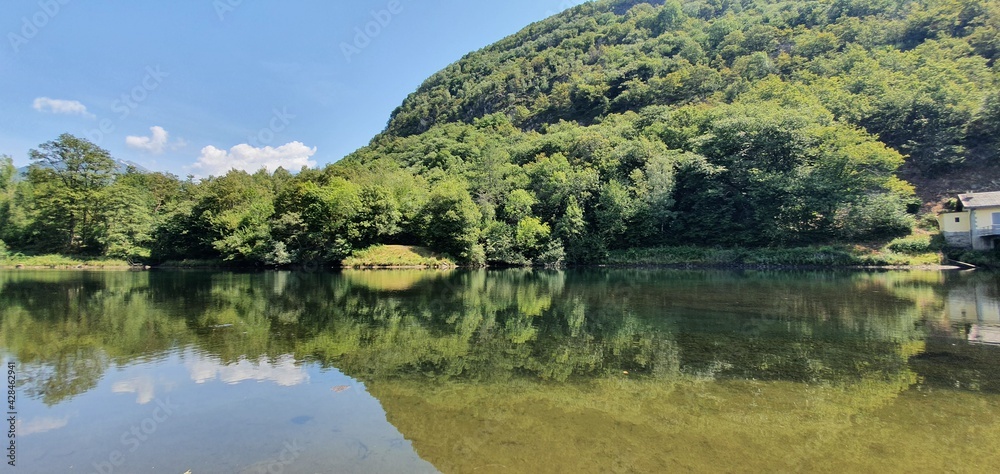 lake in the mountains