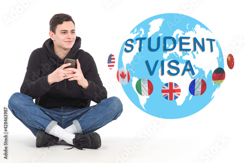 Student visa. He wants to g...