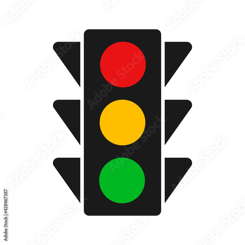 Traffic Control light, red yellow green signals