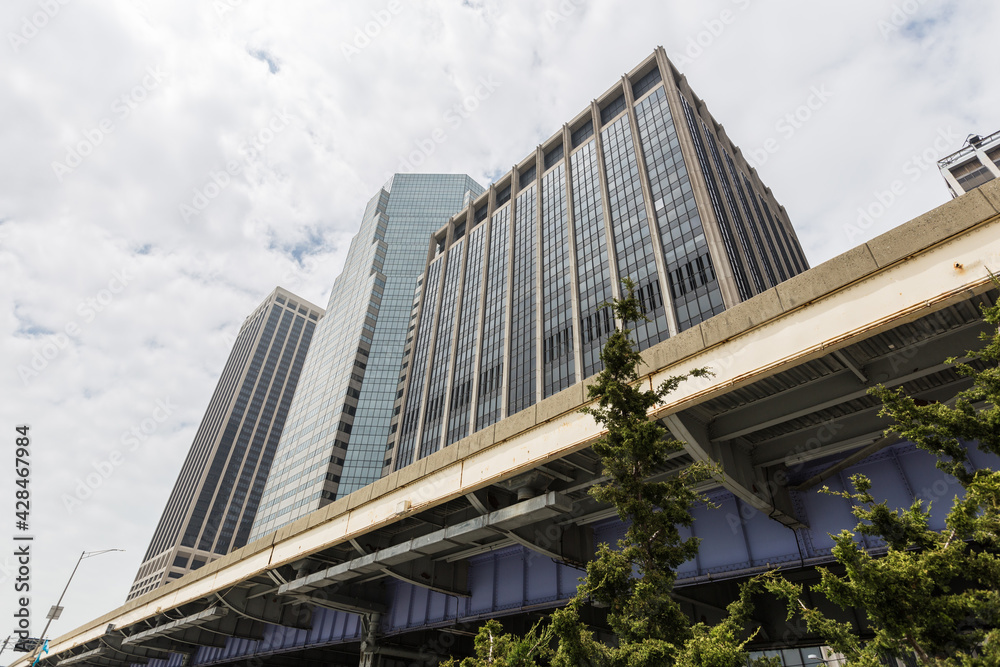 Obraz premium Bürogebäude in New York City USA