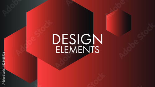 Creative abstract background gradient design artwork with geometric shapes flat design vector illustration