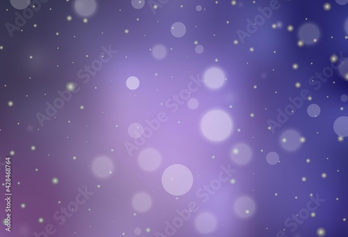 Light Purple vector texture in birthday style.