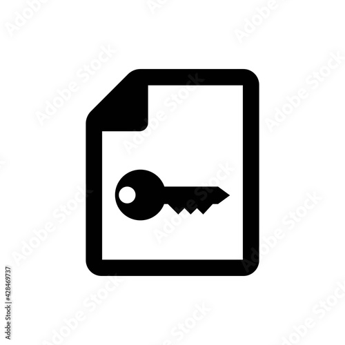 Document encryption icon
