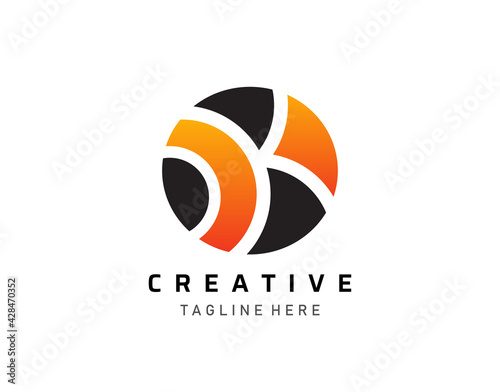 Free Download Circle K Letter Logo. Abstract K Logo Design. - GFXLoad