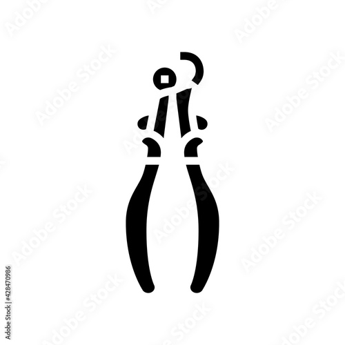 equipment jewellery line icon vector. equipment jewellery sign. isolated contour symbol black illustration