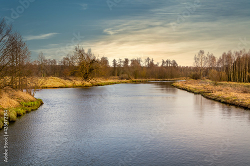 Widawka river in central Poland. © Senatorek