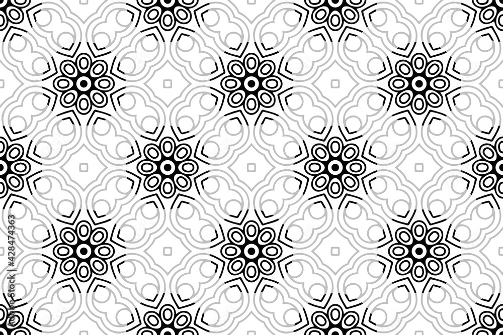 Fototapeta premium Islamic Ornament Pattern. Vintage decorative elements